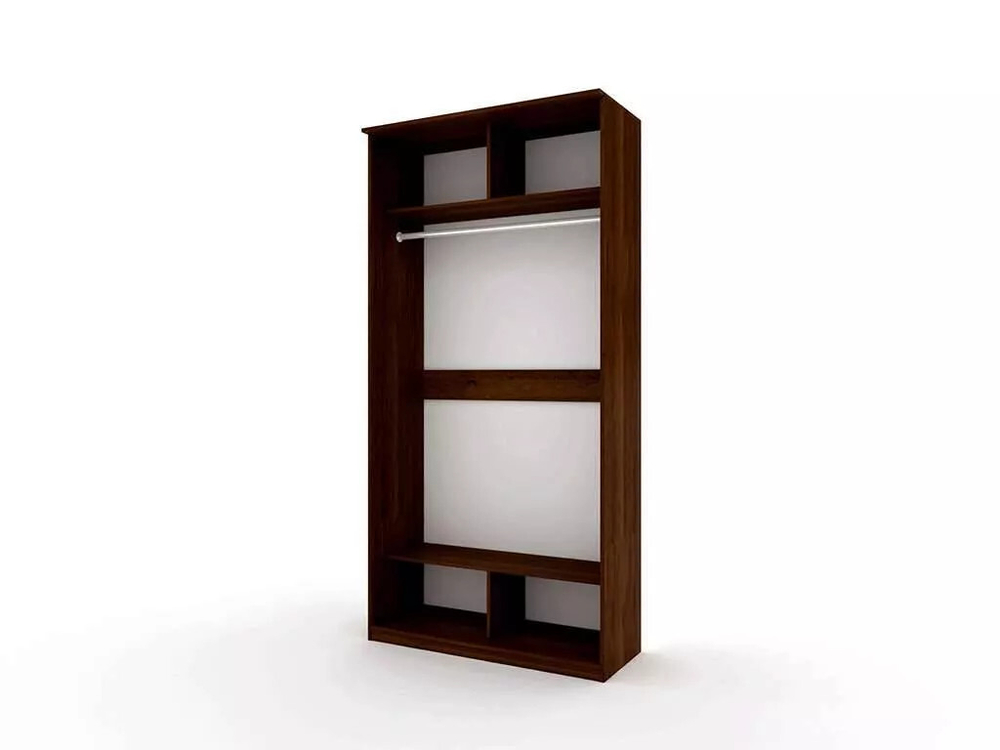 Шкаф купе Модерн 1190х600 2-х дверный фотопечать №2 венге