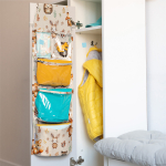 Кармашки для детского сада на липучке. Лес принт