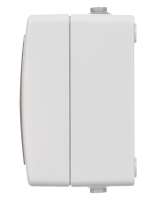 Розетка 2П+З открытой установки IP54 16А серая "Вуокса" TDM SQ1803-0007