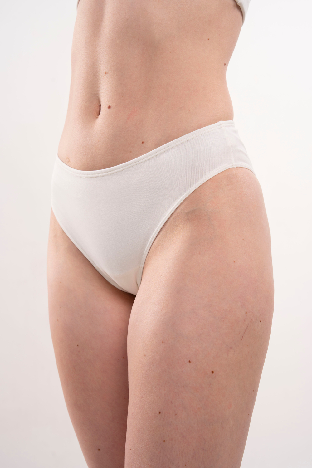 Набор из 3 трусов в хлопковом мешочке | оливковый, песочный, молочный