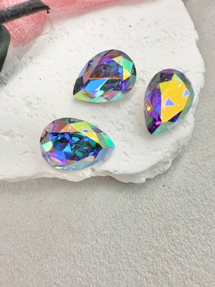 Капля Drop 18*13 мм, Light Sapphire AB