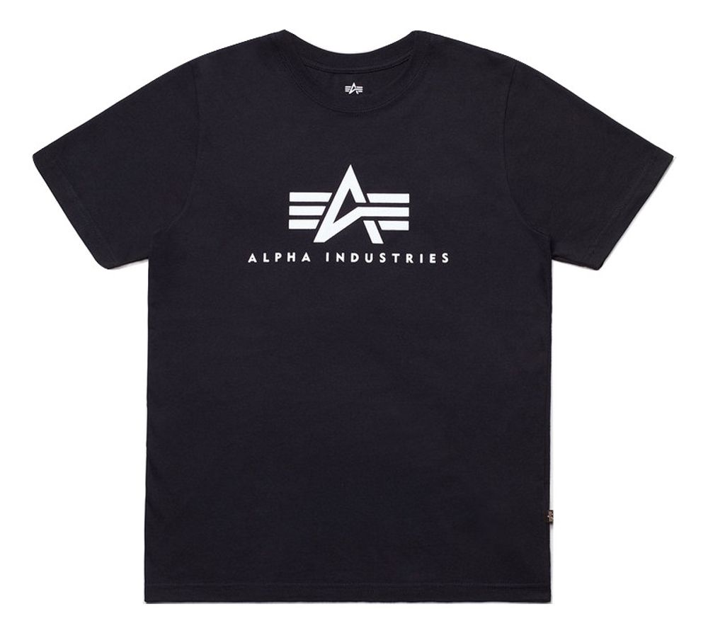 Футболка Alpha Industries Basic Logo Черная