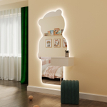 Фигурное зеркало Teddy с тумбой и подсветкой