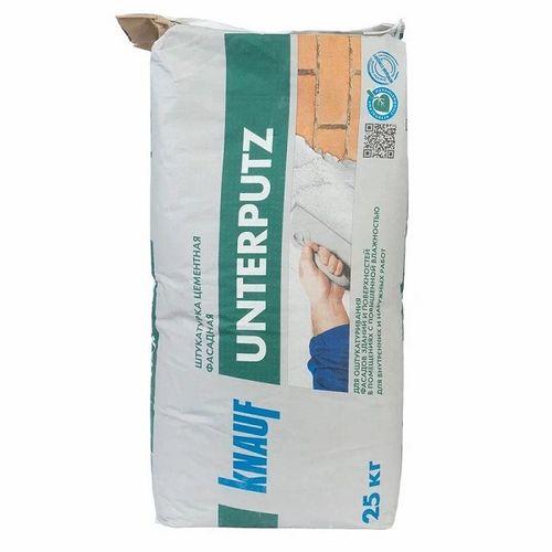 Штукатурка цементная Кнауф Унтерпутц фасадная 25 кг