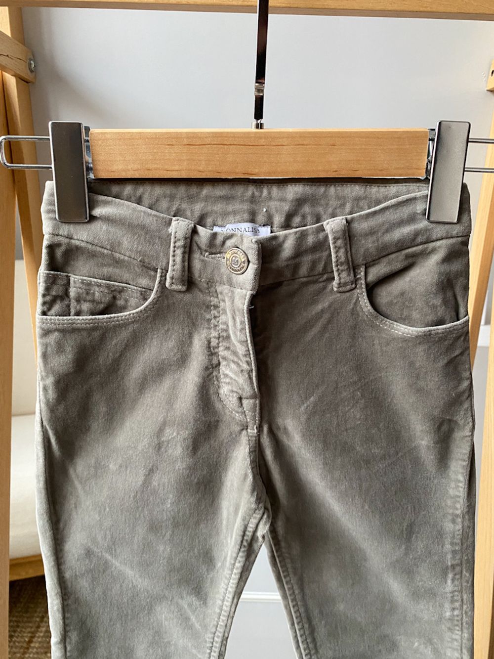 Бархатные брюки Monnalisa, 116