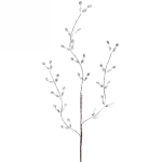 Ветка декоративная «Сказочные блики» 70 см, Серебро