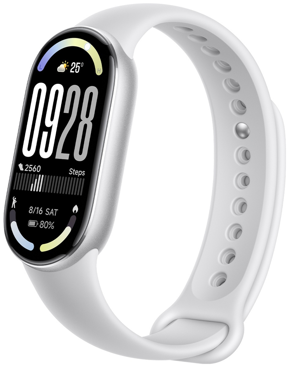 Фитнес-браслет Xiaomi Smart Band 10 серебристый