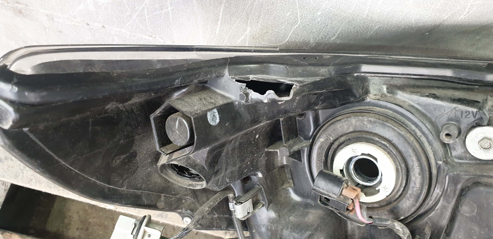 Фара левая Black Style Land Cruiser Prado 150 13-17 Б/У Оригинал PZ36760534