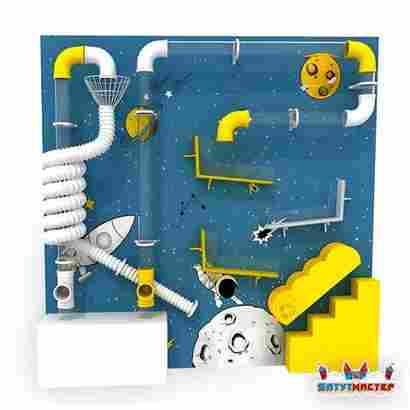 Интерактивная стена для школы «Умный лабиринт», 2,59×2,02×0,5 м