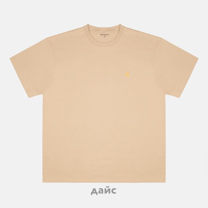 Футболка мужская Carhartt WIP Chase артикул:I026391_sable - купить в магазине Дайс
