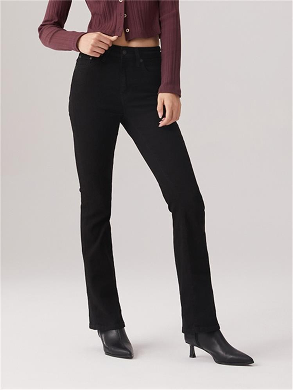 Женские джинсы клеш с завышенной талией Levi's 725 High Rise Bootcut 18759-0184