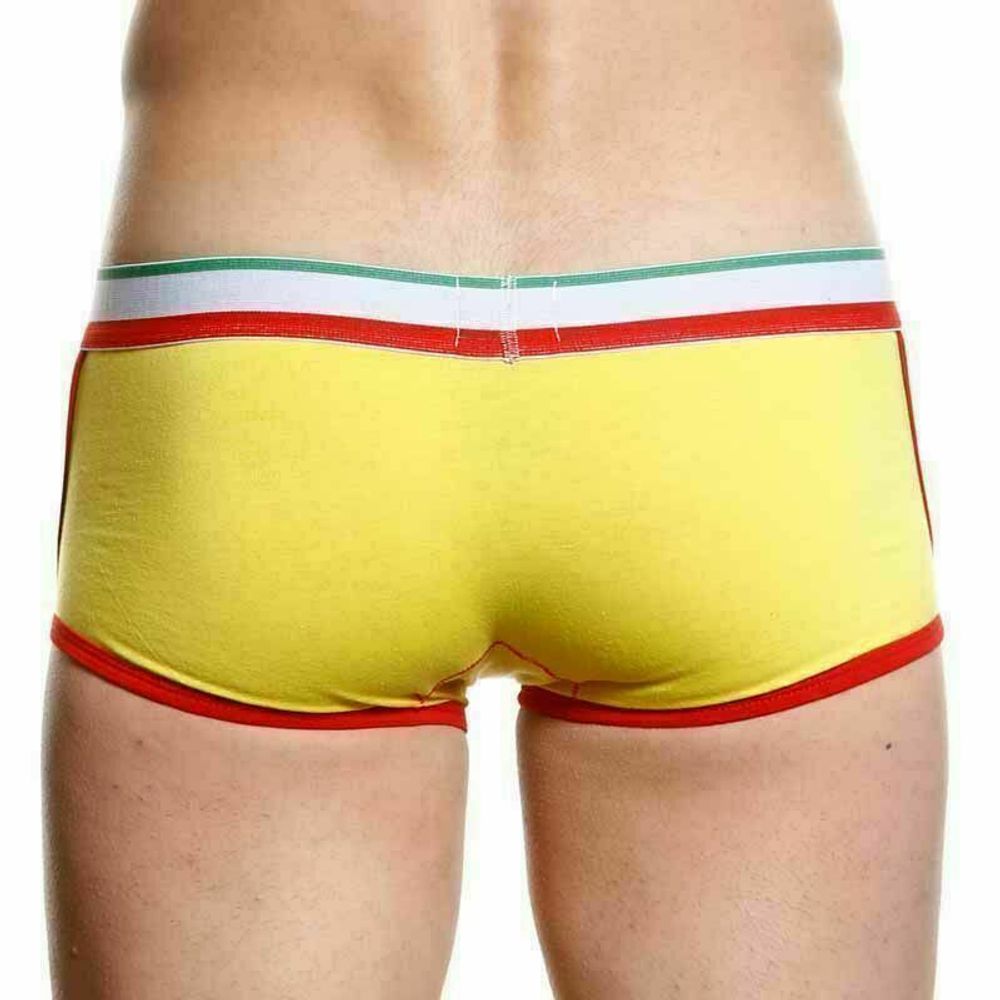 Мужские трусы хипсы желтые Ferrari Yellow