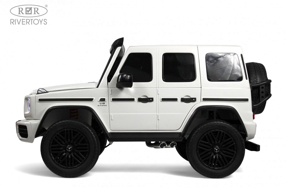 Детский электромобиль RiverToys Mercedes Benz G63 Y777YY белый