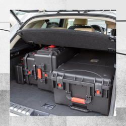 KING SIZE | Большой ударопрочный кейс с выдвижной ручкой и колесами DGCASE@60-09 | Внутр. размеры 740*470*355мм