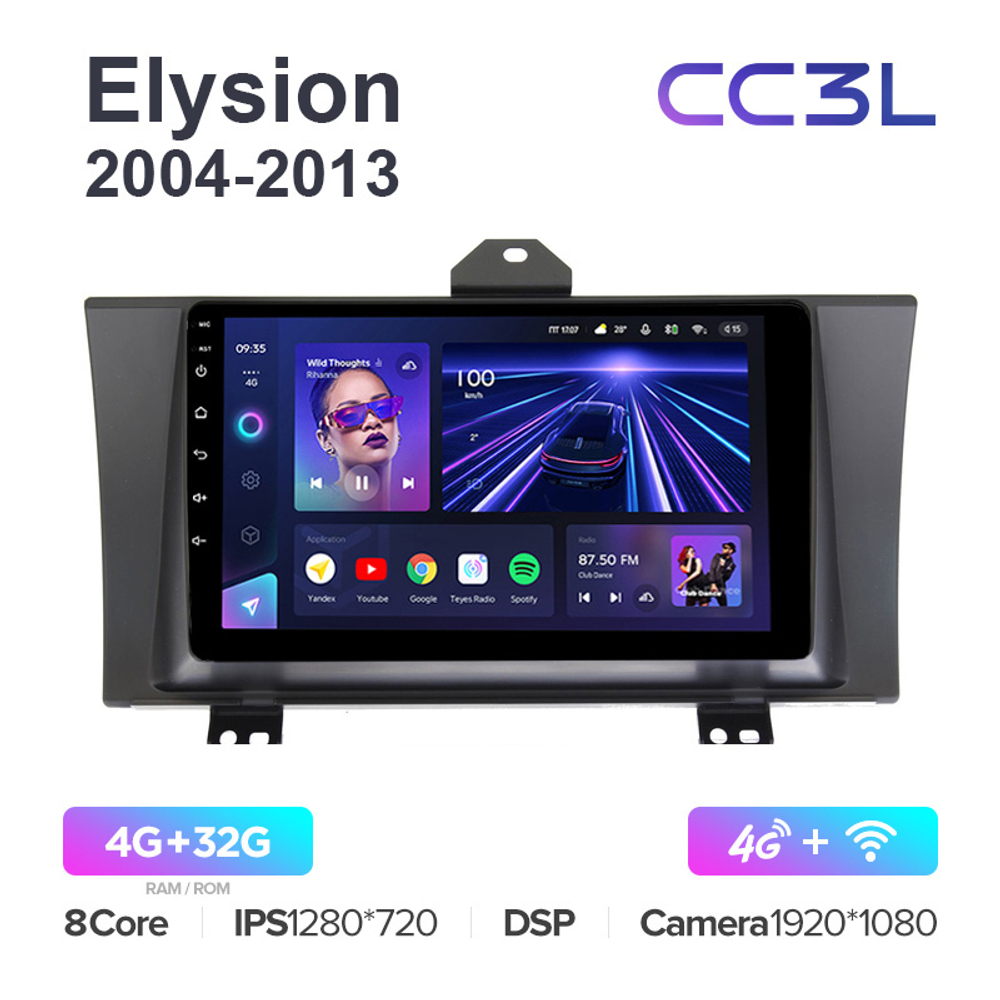 Teyes CC3L 9"для Honda Elysion 2004-2013