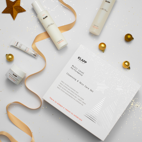 KLAPP Набор очищение и увлажнение (молочко, тоник с PHA, крем день-ночь, гель для век)