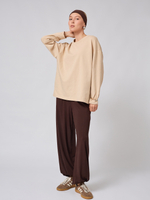 Лонгслив оверсайз из 100% хлопка "PADEL"