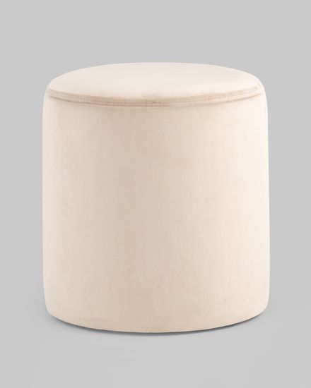 Пуф Taks велюр молочный