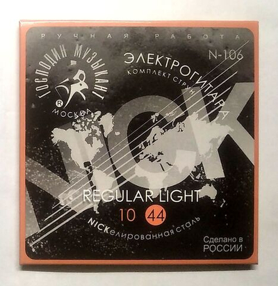 Струны для электрогитары Господин музыкант N106 (10-44)