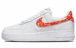 Кроссовки Nike Air Force 1 Low 07 Ess "Orange Paisley" (Женская размерная сетка)