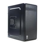 Корпус BaseTech M3401, Без БП, mATX, чёрный, 2xUSB2 (BT-M3401-B)