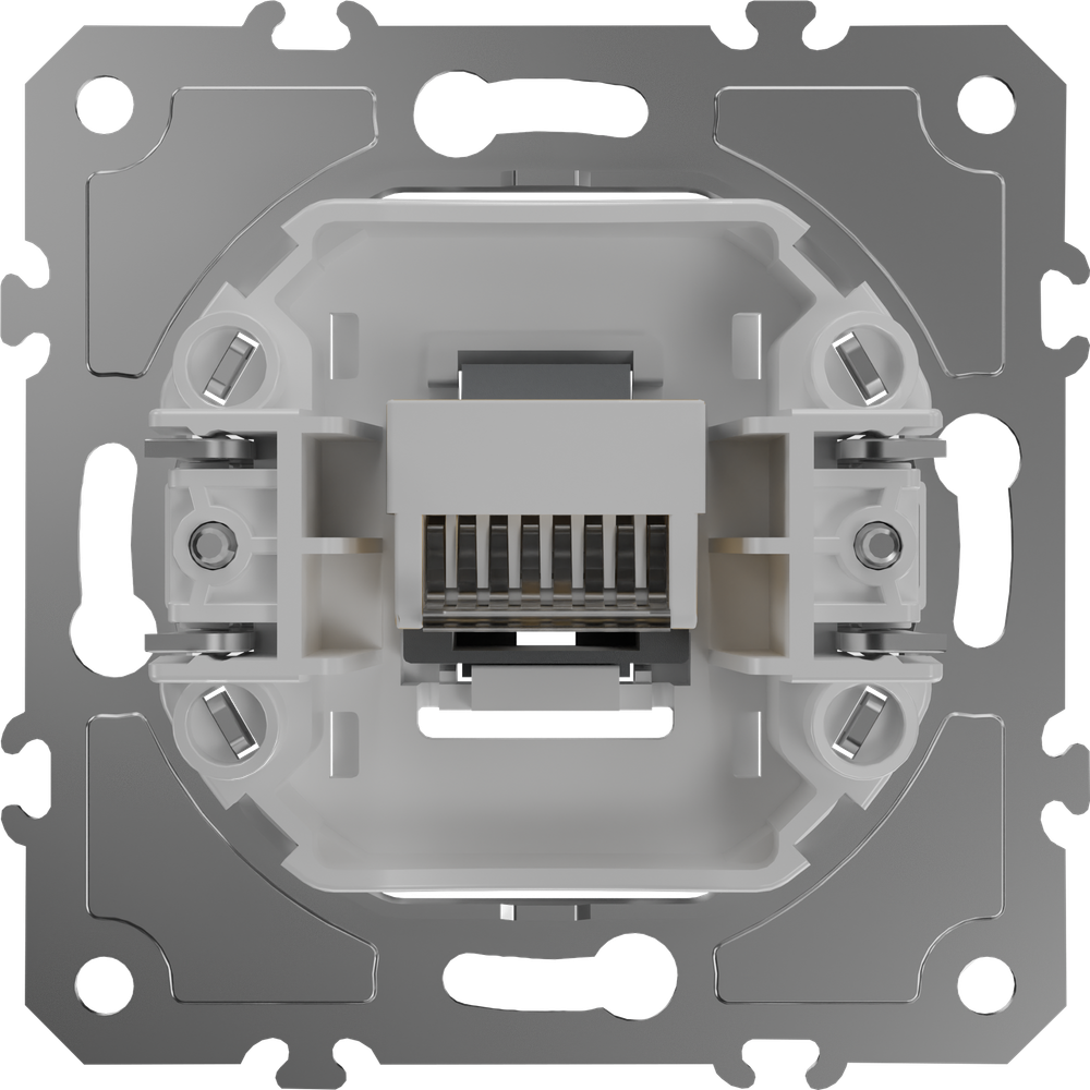 Механизм розетки RJ45 одиночная cat.5/ClassE-8,  серия D16