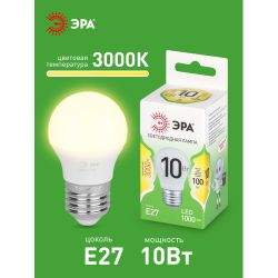 Лампа светодиодная ЭРА GREEN LINE LED P45-10W-830-E27 GL 10Вт шар теплый свет E27 | Лампы cветодиодные Шар (G/P)