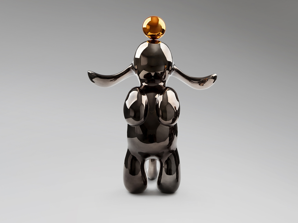 Conejo Декоративная фигура medium серый/оранжевый