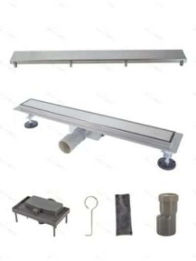 Душевой лоток для монтажа в стену 700мм "TIM" 1/4