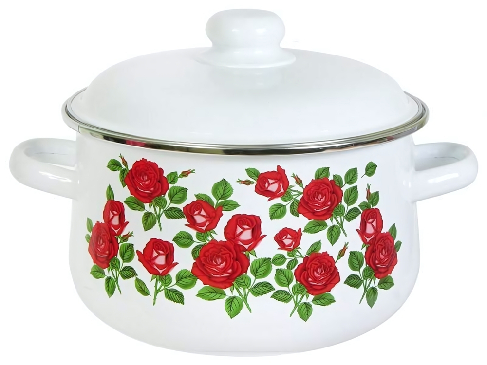 Кастрюля 2л коническая, цвет в ассортименте