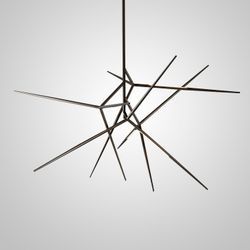 Люстра На Штанге Flask Gold By Imperiumloft