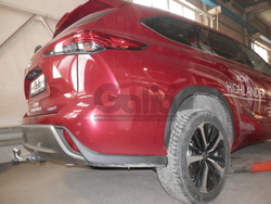 Фаркоп оцинкованный Galia T077C для TOYOTA HIGHLANDER 2019-(паспорт и сертификат в комплекте)(без электрики)