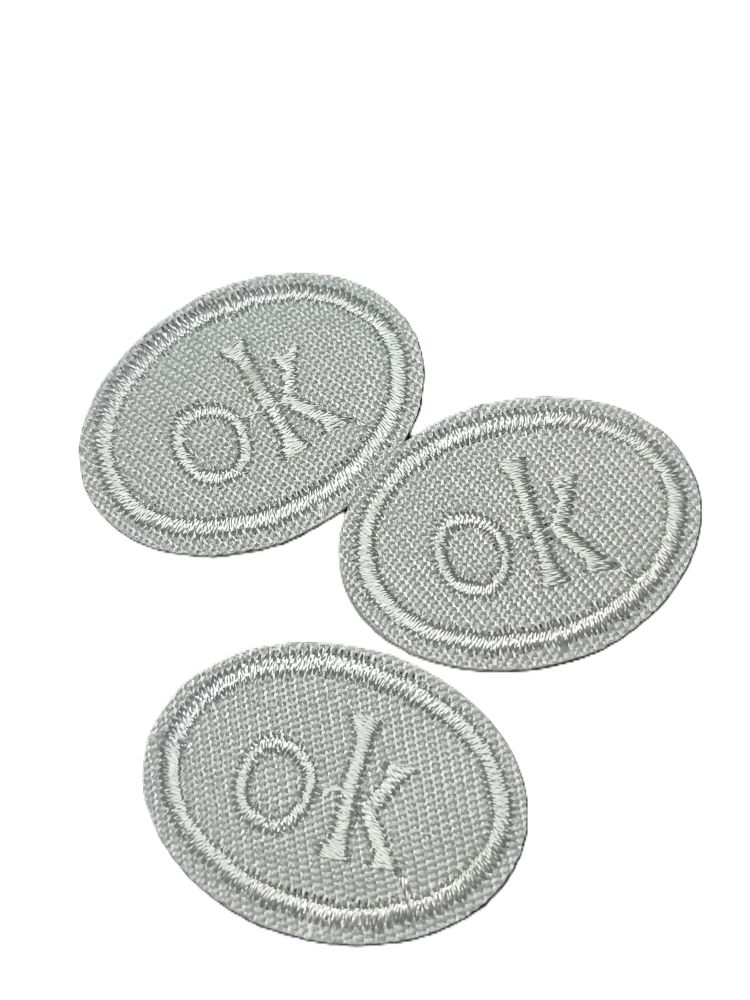 Термоаппликация &quot;ОК&quot;, р. 24х32 мм