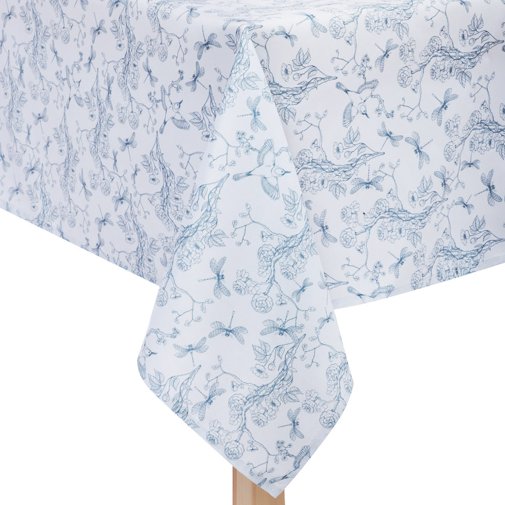 Скатерть текстильная Фьюжн 110*140 см. синий
