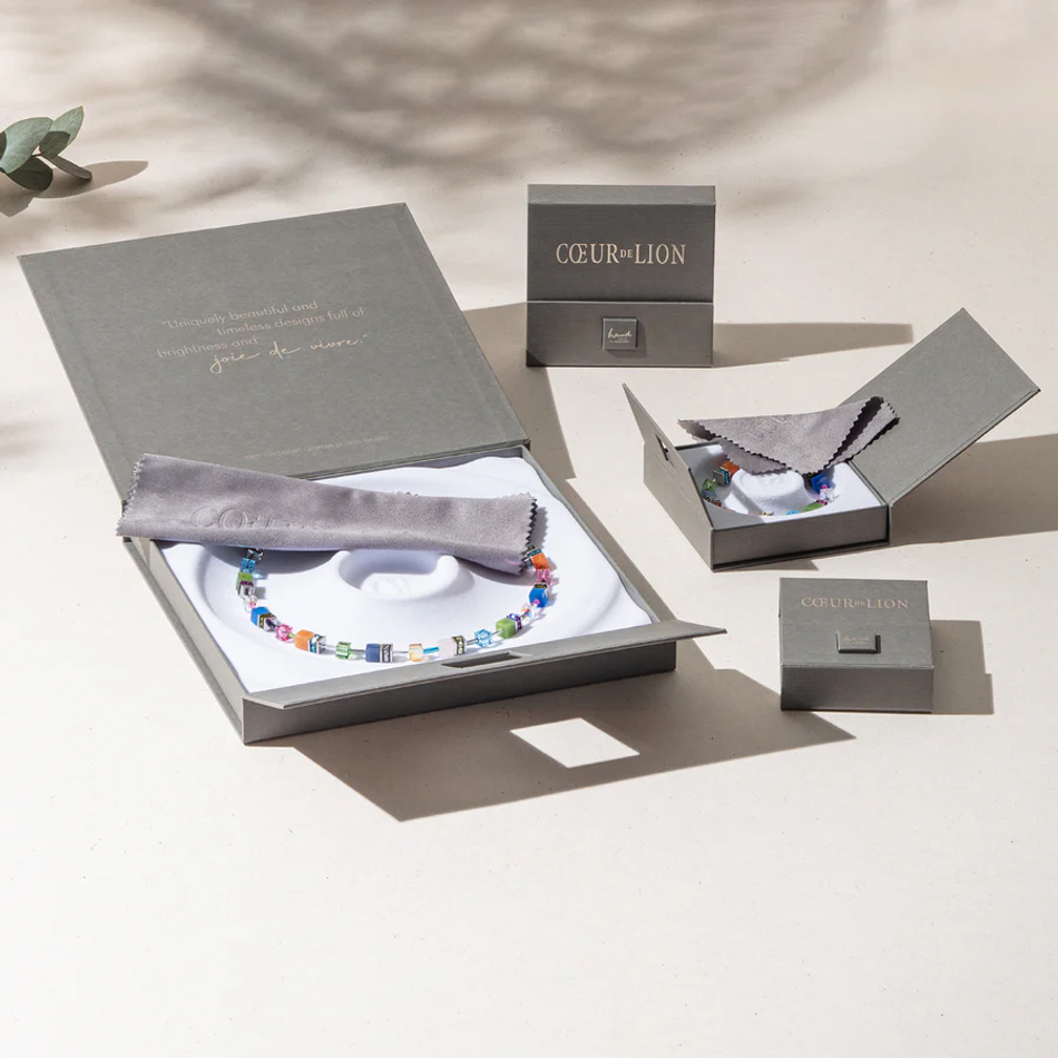 Серьги Coeur de Lion White-Silver 1124/21-1417