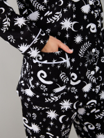 Пижама с брюками КБ-093/ночь-черный