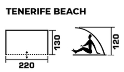 Пляжный тент Jungle Camp Tenerife Beach