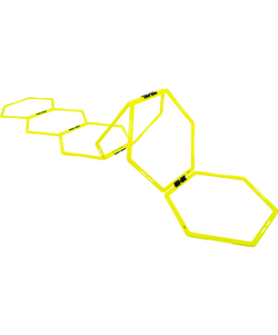 Набор шестиугольных напольных обручей Agility Hoops JA-216, 6 шт.