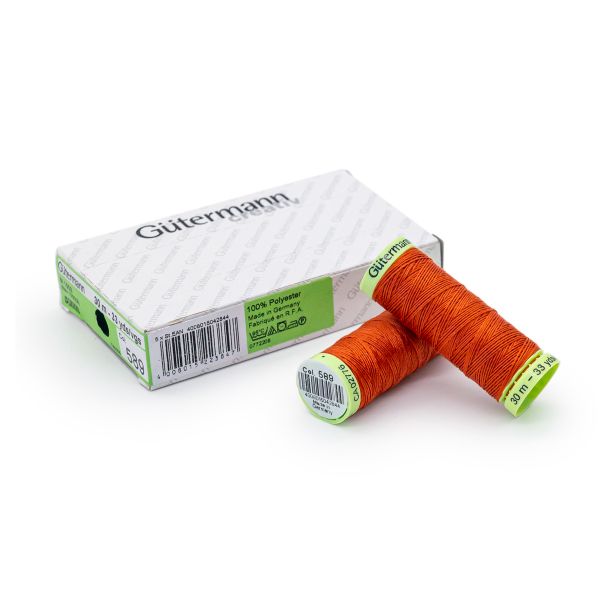 Нитки отделочные Gutermann Top Stitch 30 (30 метров), 5 кат. | 589 кирпичный
