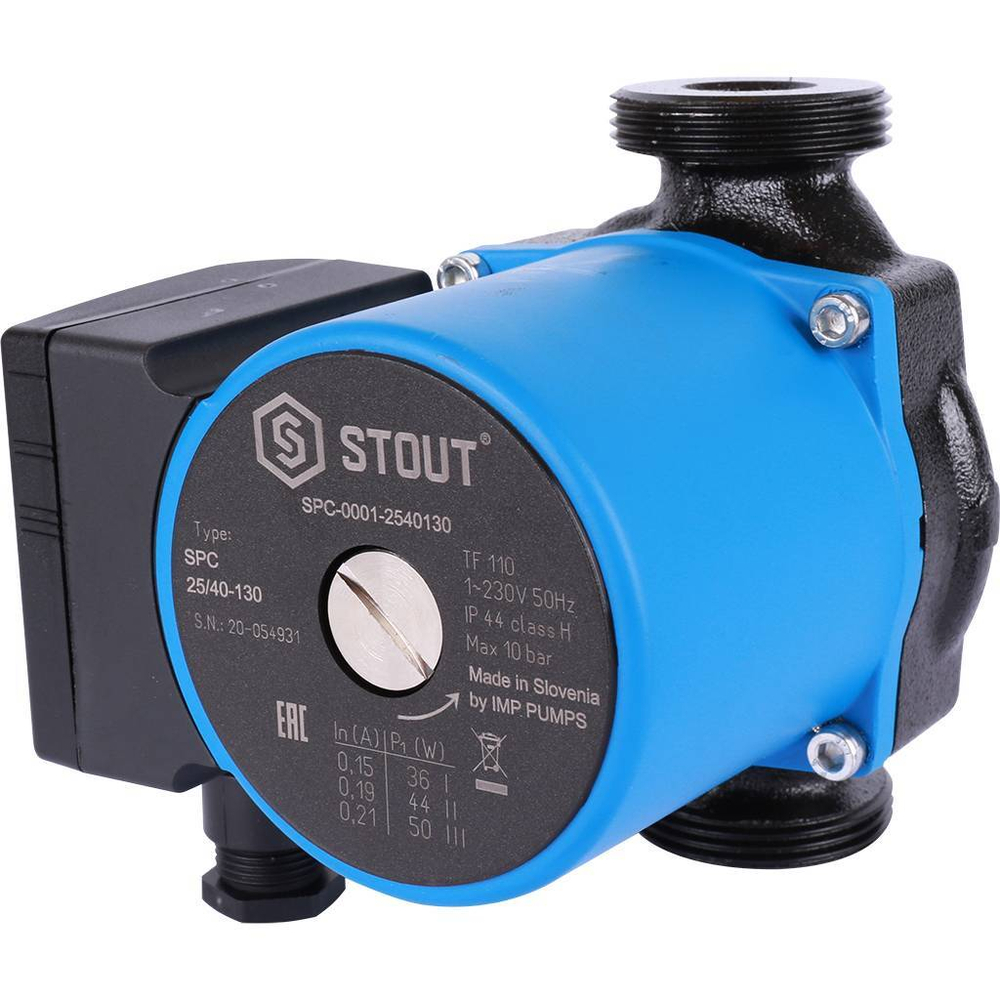 Насос циркуляционный STOUT 25/40-130          7430