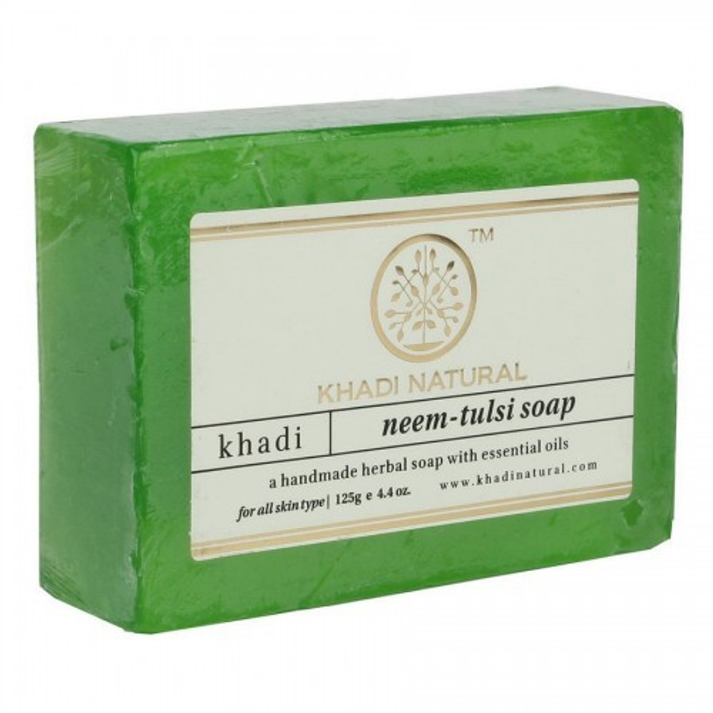 Мыло Khadi Natural Ним и Тулси Neem Tulsi Soap 125 г