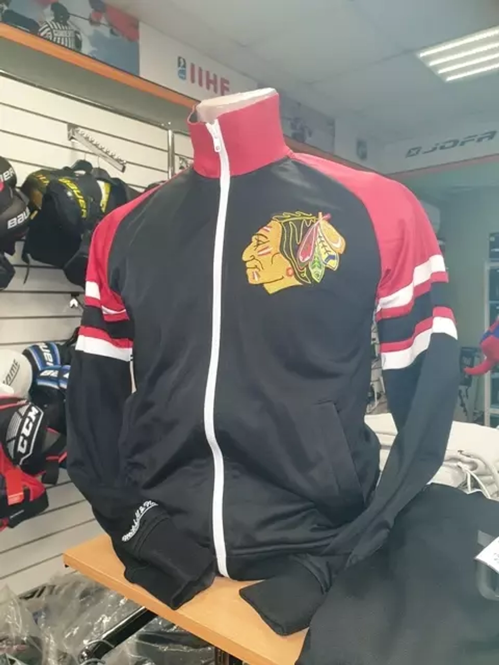 Олимпийка MITCHELL&NESS CHICAGO BLACHAWKS