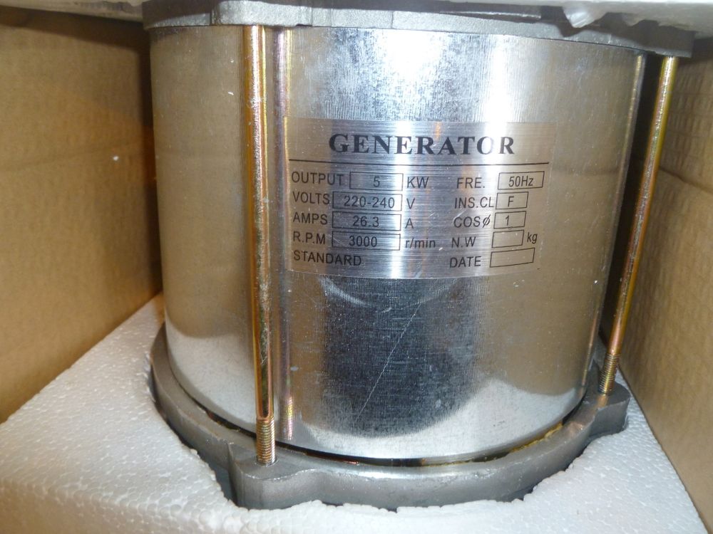 Генератор однофазный SDG 5000E (в сборе )/Alternator single phase assy for 5000E