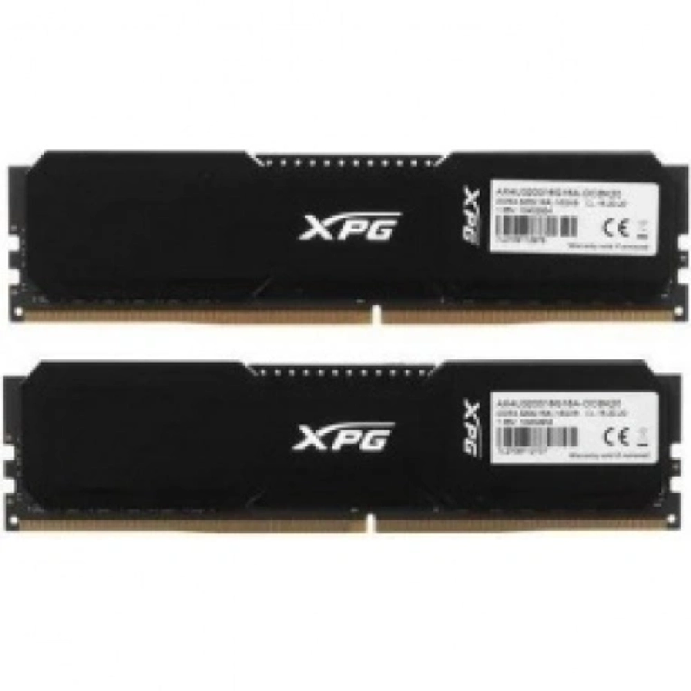 Память оперативная DDR4 A-Data XPG GAMMIX D20 32Gb (2x16Gb) 3200MHz pc-25600 black (AX4U320016G16A-DCBK20)