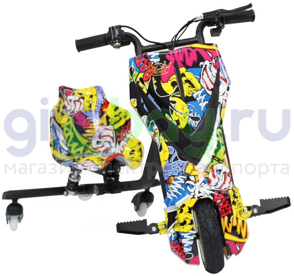 Электро Дрифт-карт IKINGI Drift Cart P2 250W (36V/4.4Ah) - Хип-Хоп фото №2