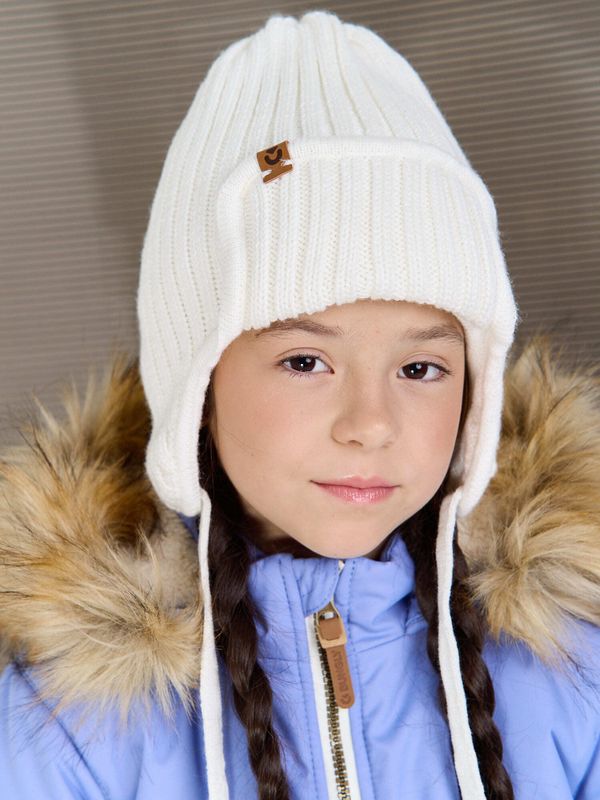 Шапка ушанка зимняя из смесовой шерсти 