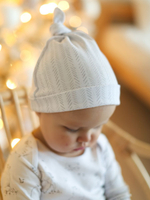 Набор из боди, штанишек и шапочки "Лесные звери", Белый