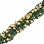Гирлянда хвойная «Сказочное чудо» 1,8 м d=30 см, ПВХ, золото (SST1950R-180)