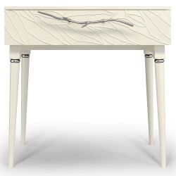 Консоль Арт Колор leaves Классик Сильвер Кремовый белый