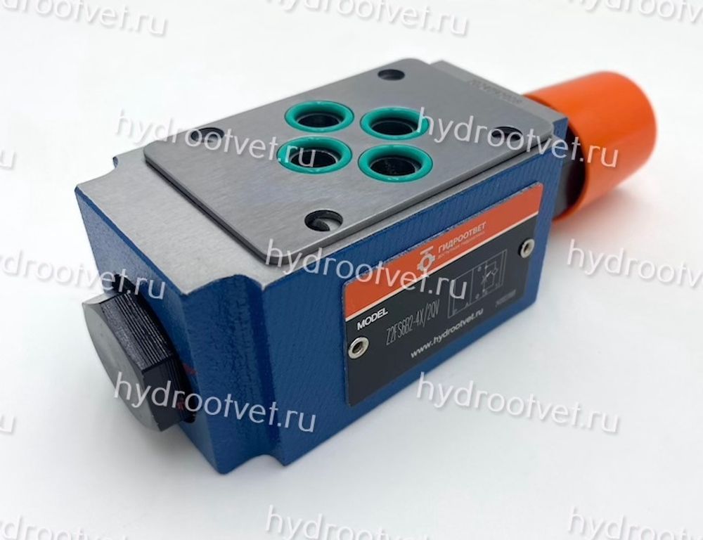 Z2FS6B2-4X/2QV - Дроссель Ду 6 модульного монтажа, в канале B, настройка 2Q = Стандартная